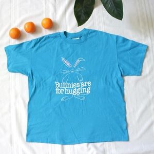 Vintage Bunnies are for hugging shirt